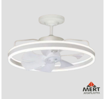 Led Tavan Vantilatörü - Beyaz