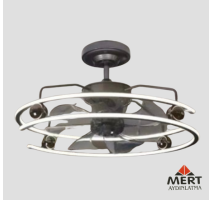 Çift Katlı Tavan Vantilatörü -  Füme