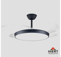 Hayalet Kanat Tavan Vantilatörü - Siyah